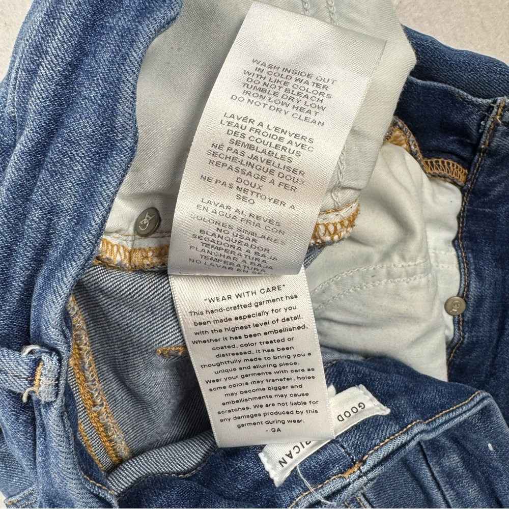 Good American Women’s 4 Good Legs Straight Jeans Indigo271 - Picture 10 of 16